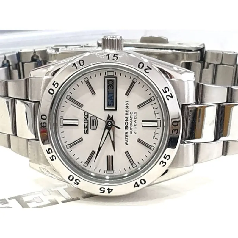 Seiko 5 Symg35k1 Stainless Steel Women's Watch 2