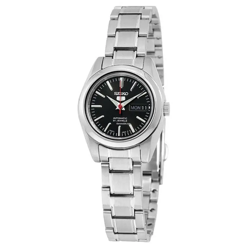 Seiko 5 Symk17k1p Automatic Stainless Steel Women's Silver Watch 1