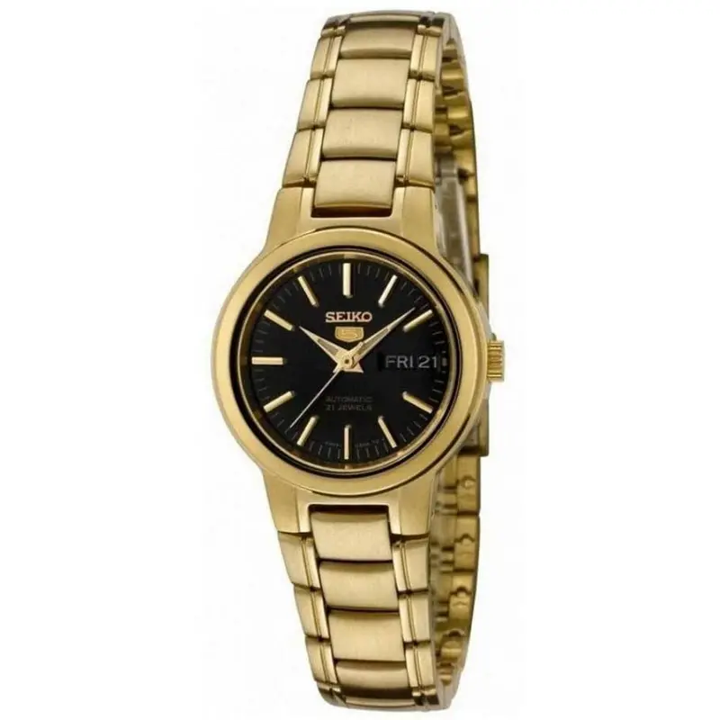 Seiko 5 Symk22k1p Automatic Gold Stainless Steel Women's Watch 1