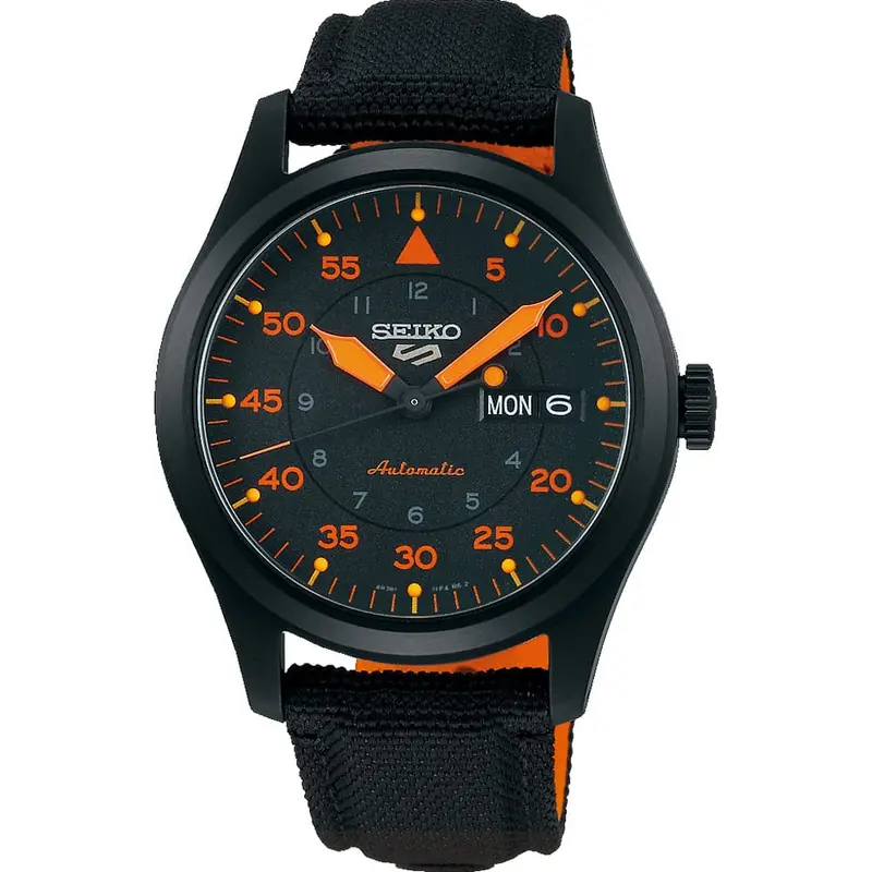Seiko 5 Textile Over Leather Men's Watch Srph33k1 1