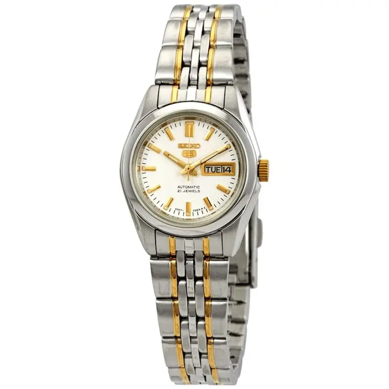 Seiko 5 Two-Tone Stainless Steel Strap Women Watch Syma35k1p 1