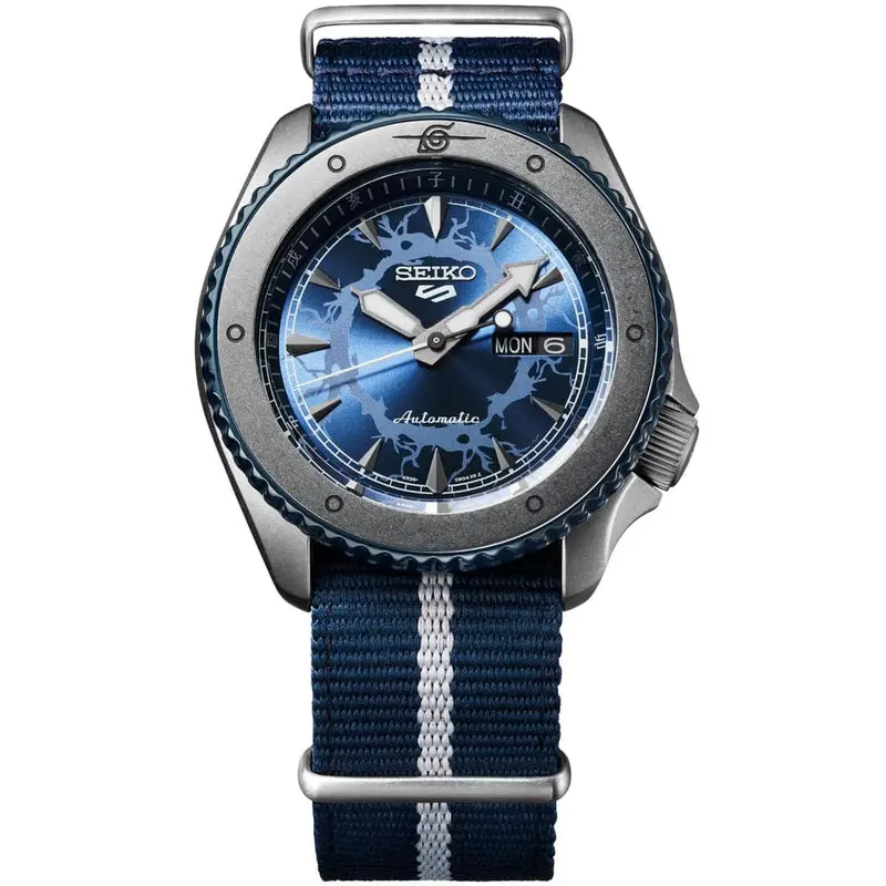 Seiko 5 X Naruto Srpf69k1 Sasuke Men's Watch 1