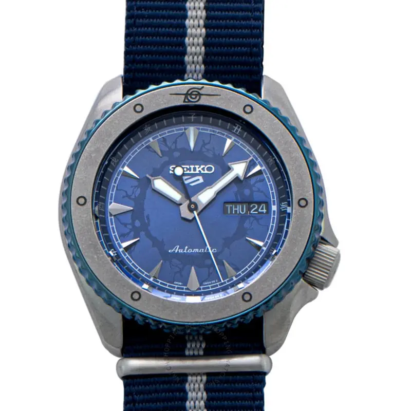 Seiko 5 X Naruto Srpf69k1 Sasuke Men's Watch 2