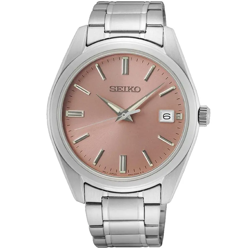 Seiko Analog Quartz Silver Stainless Steel Strap Women Watch Sur529p1 1