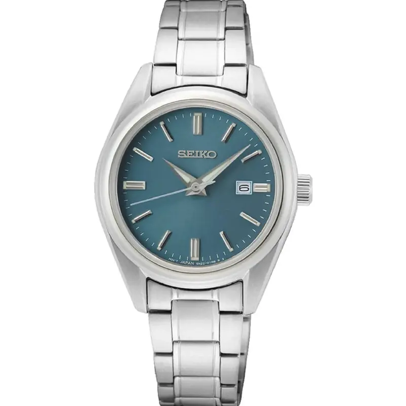 Seiko Analog Quartz Silver Stainless Steel Strap Women Watch Sur531p1p 1