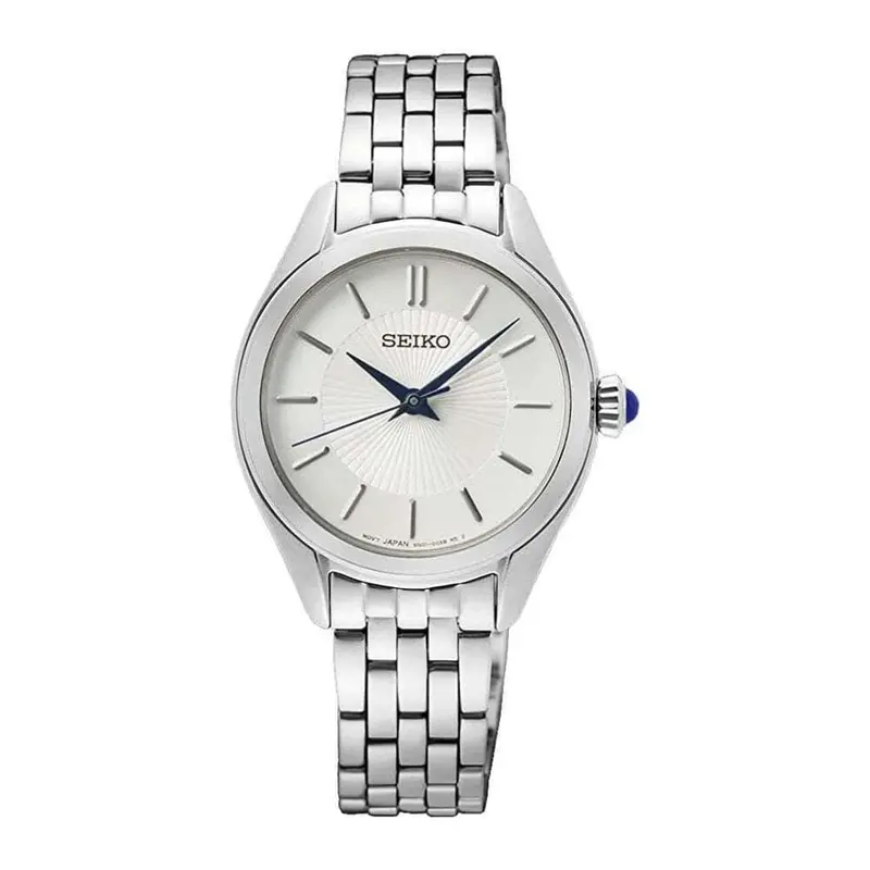 Seiko Analog Quartz Silver Stainless Steel Strap Women Watch Sur537p1 1