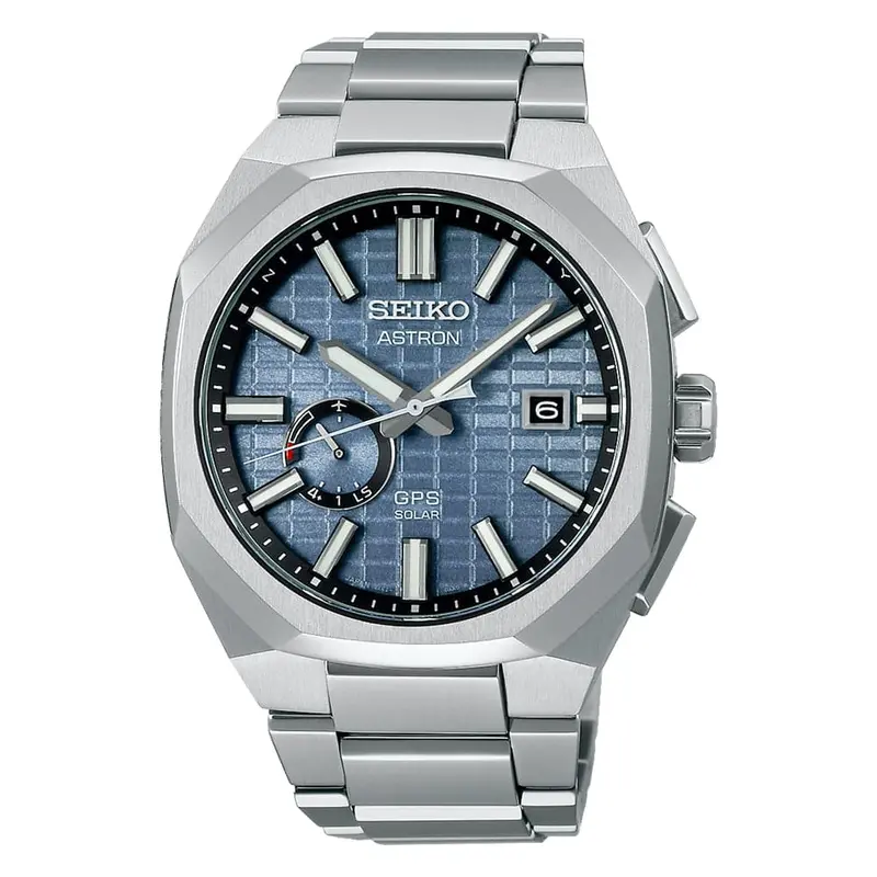 Seiko Astron Gps Blue Dial Silver Stainless Steel Strap Men Watch Ssj013j1 1