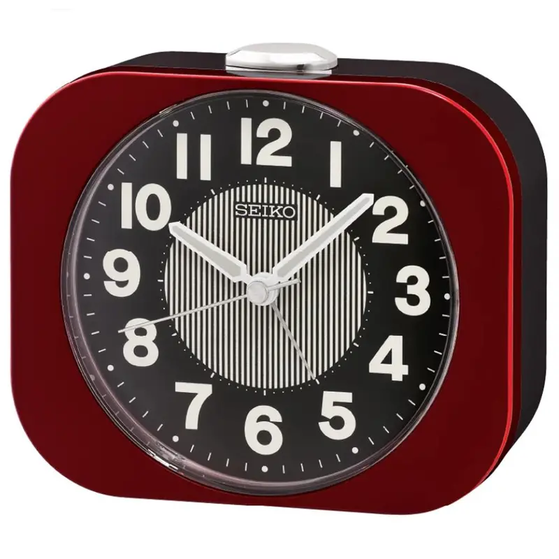 Seiko Bedside Alarm Clock Qhe206r 1