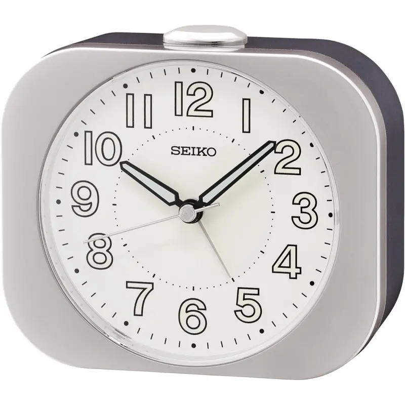 Seiko Bedside Alarm Clock Qhe206s 1