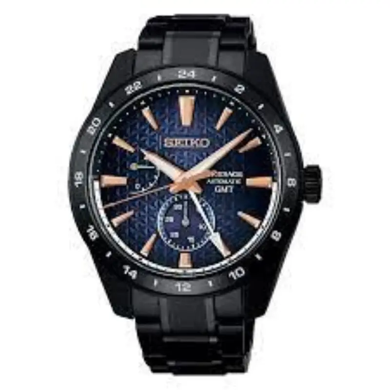 Seiko Black Stainless Steel Men Watch Spb361j1 1