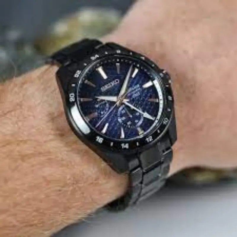 Seiko Black Stainless Steel Men Watch Spb361j1 2