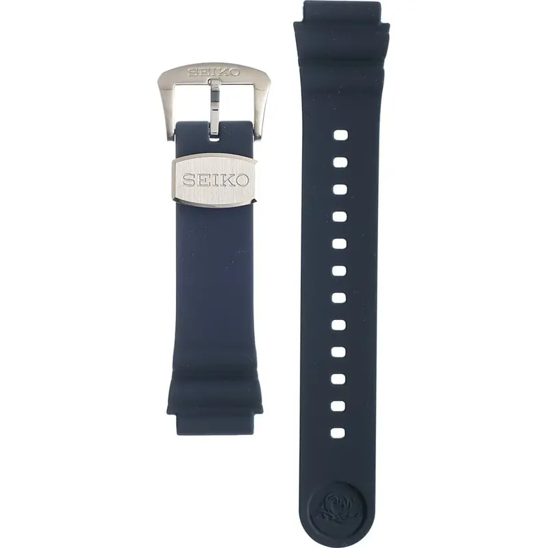 Seiko Blue Silicone Strap R02c012j0 1