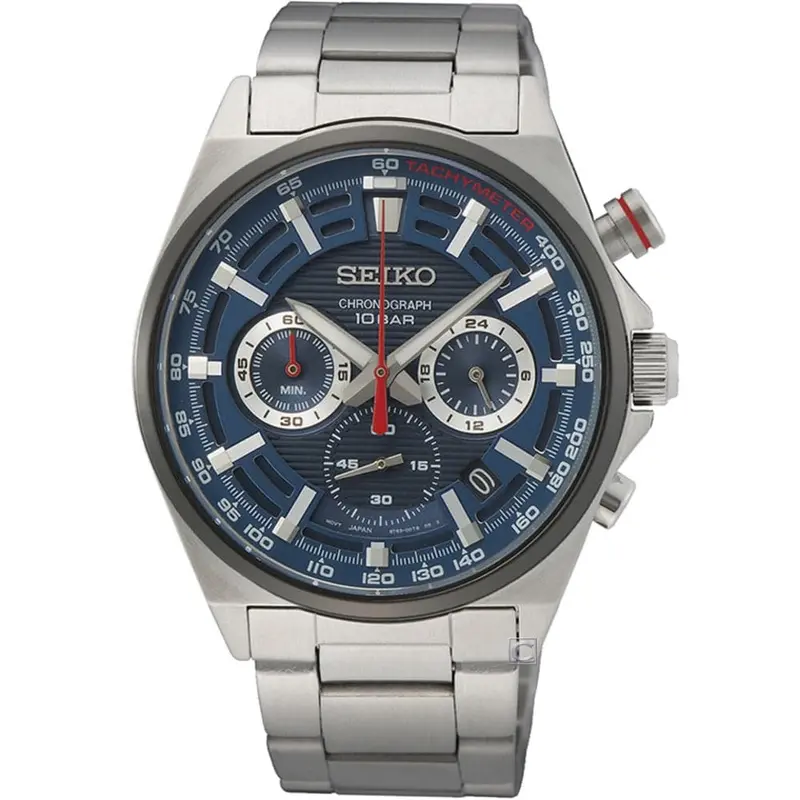 Seiko Chronograph Ssb407p1 Stainless Steel Men's Watch 1