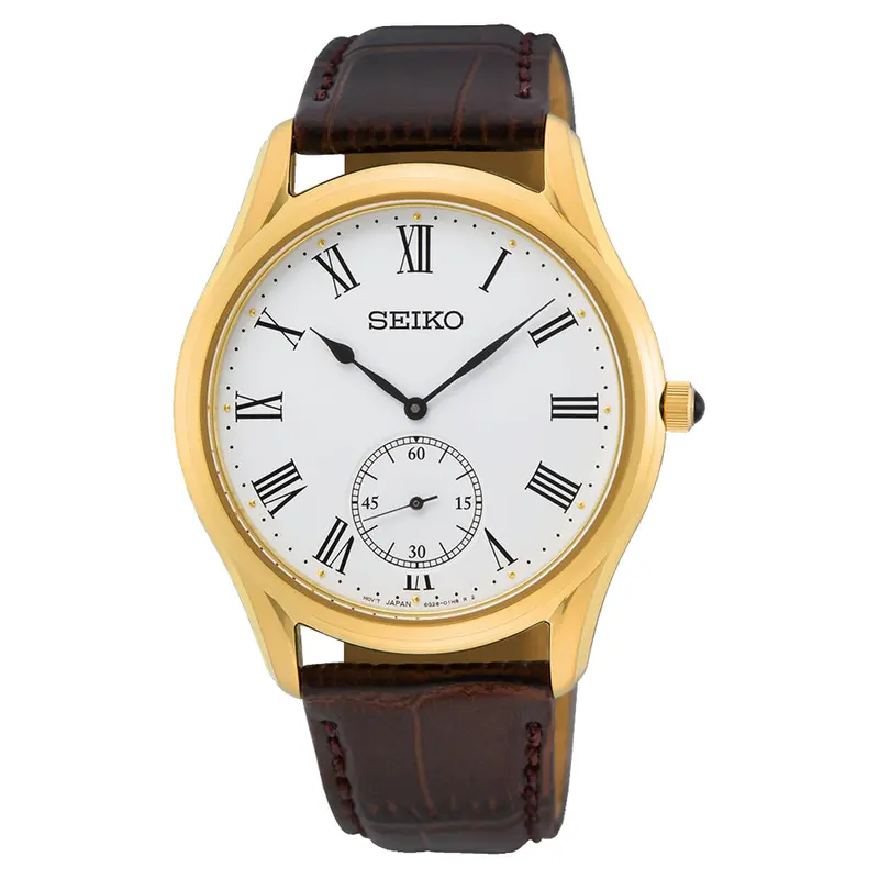 Seiko Classic Brown Leather Strap Men Watch Srk050p1p 1