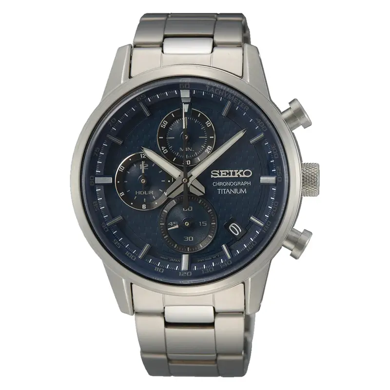 Seiko Classic Chronograph Silver Stainless Strap Men Watch Ssb387p1p 1