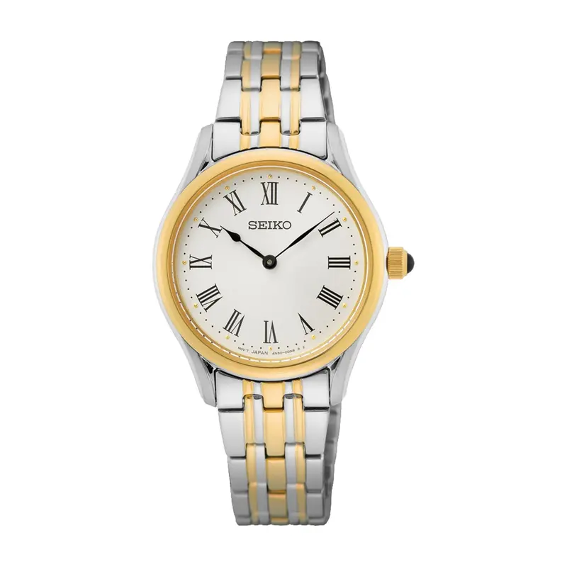 Seiko Classic Quartz White Dial Women's Watch Swr070p1 1