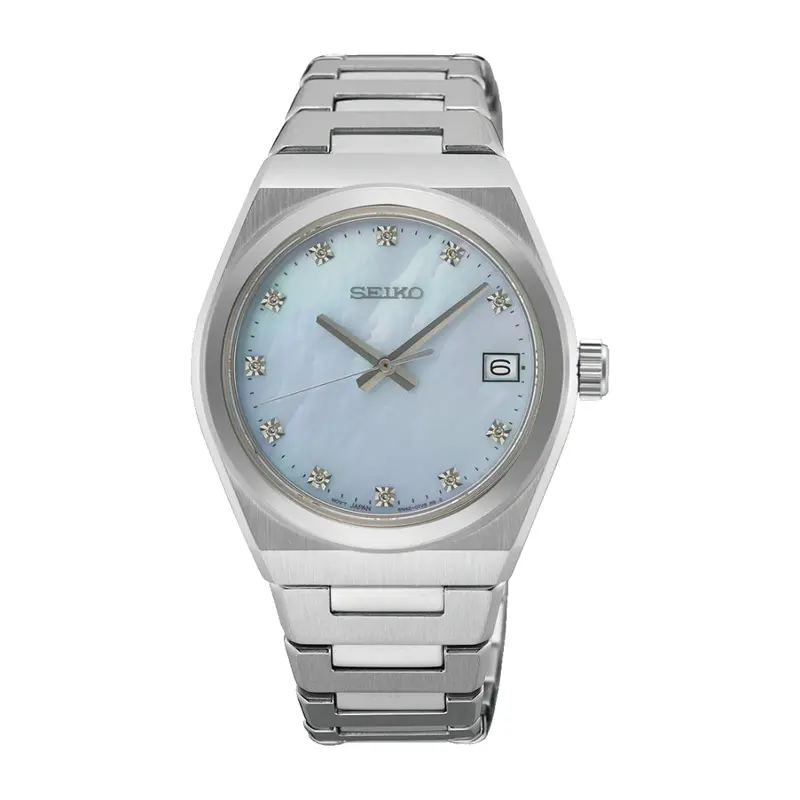 Seiko Classic Silver Stainless Steel Strap Women Watch Sur603p1 1