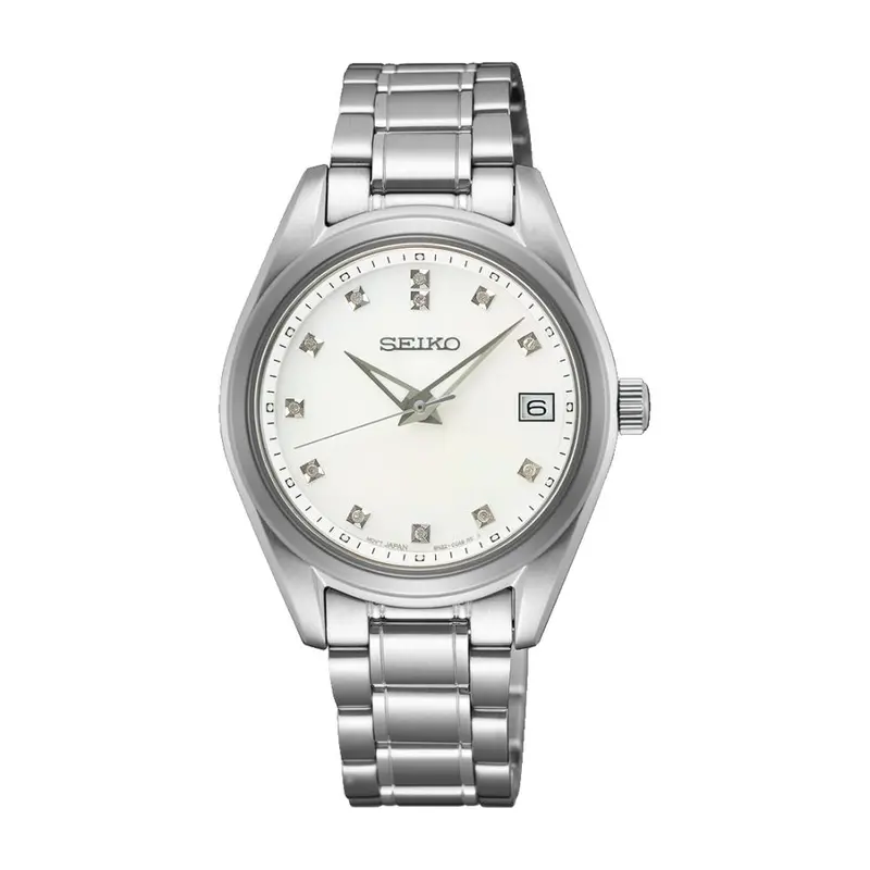 Seiko Classique Mother Of Pearl Stainless Steel Women's Watch Sur579p1 1