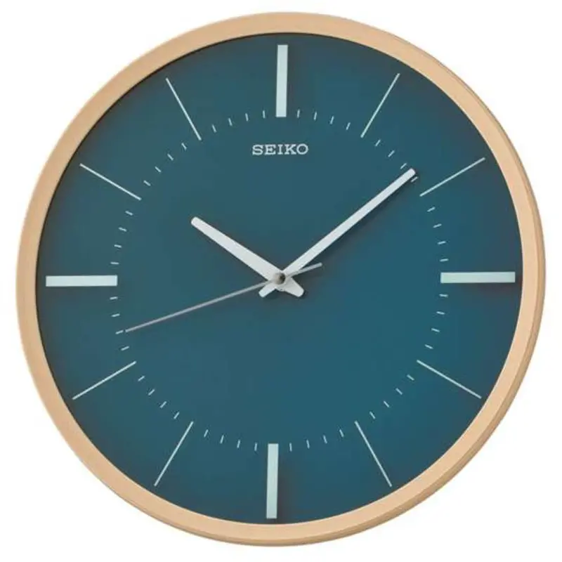 Seiko Clock Blue Dial Round Wall Clock Qxa731yn 1