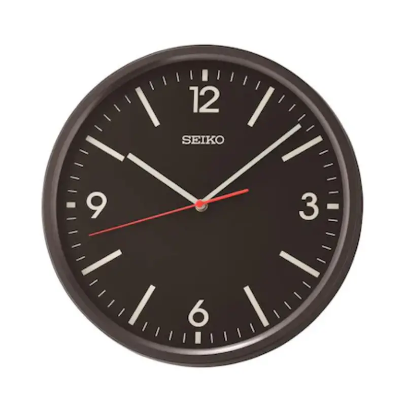 Seiko Clock Brown Dial Wall Clock Qha009k 1