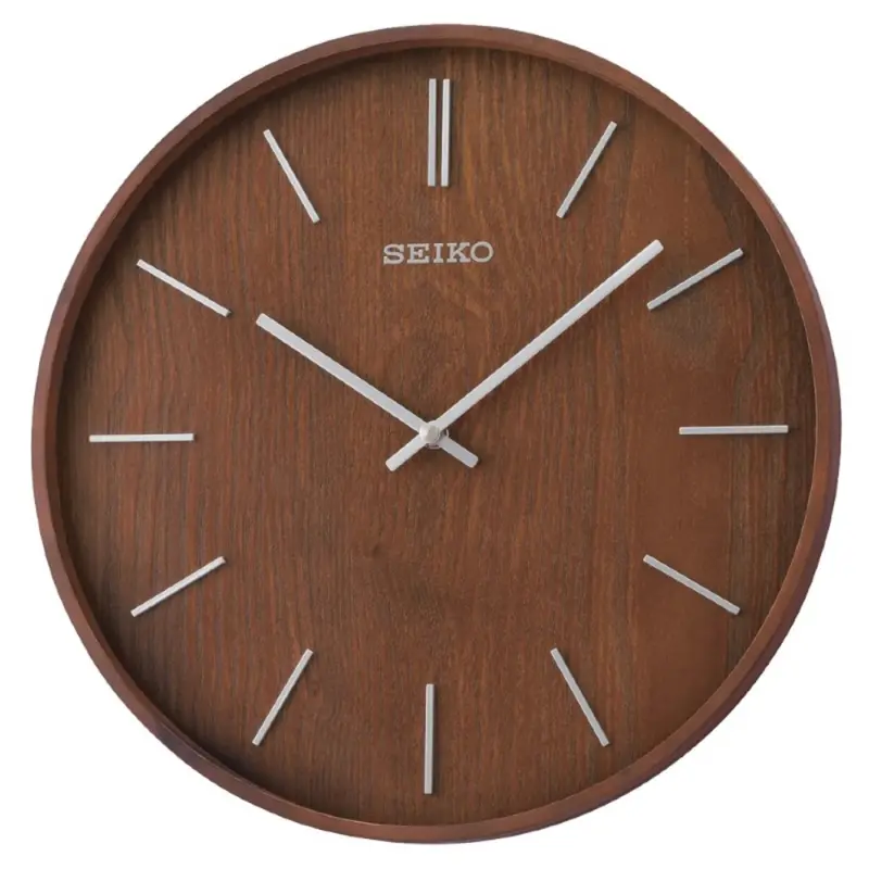 Seiko Clock Brown Dial Wall Clock Qxa765b 1