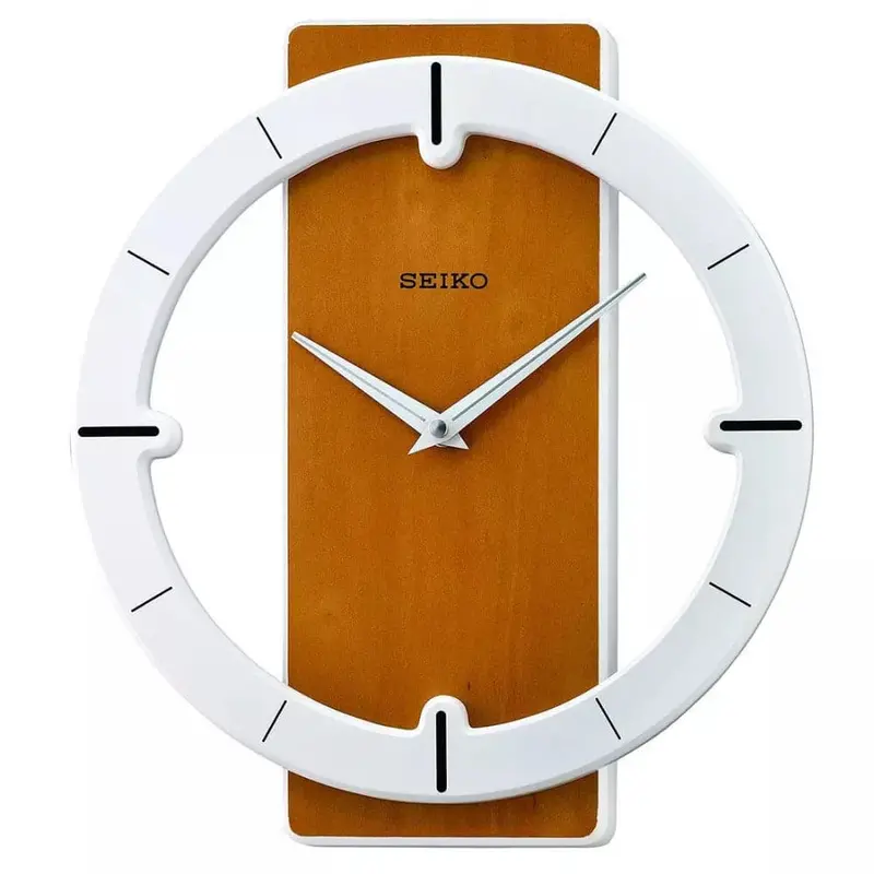 Seiko Clock Brown Dial Wall Clock Qxa774b 1