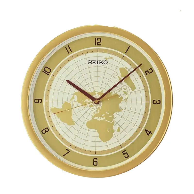 Seiko Clock Gold Case Wall Clock Qxa814g 1