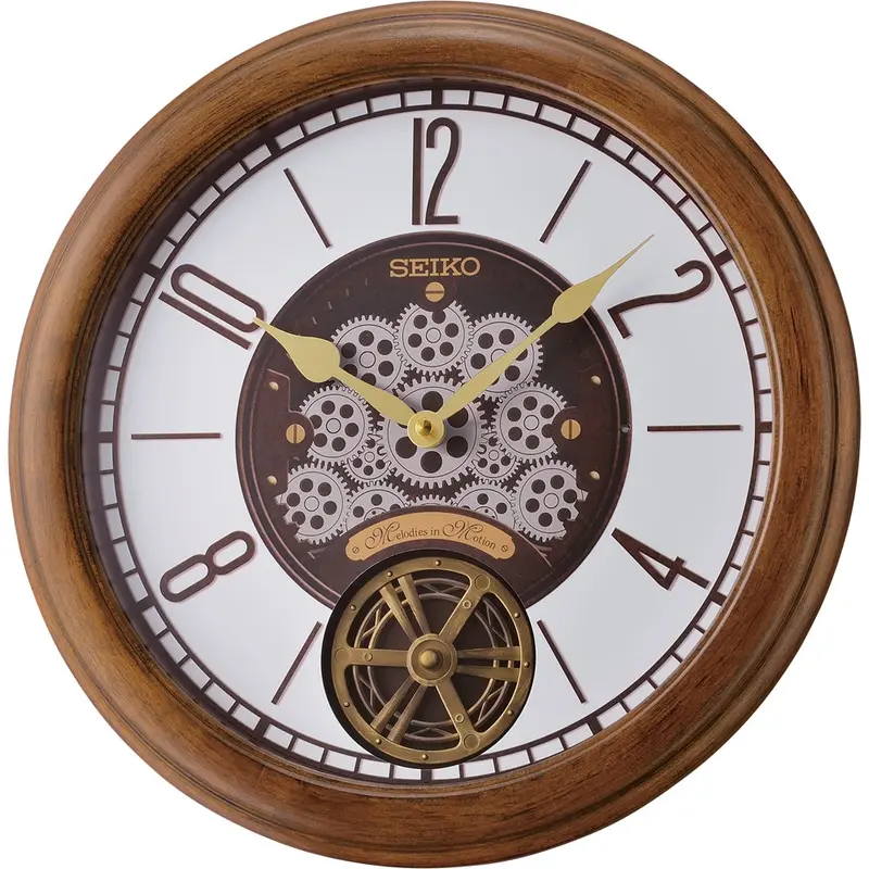 Seiko Clock Melodies In Motion Round Wall Clock Qxm611b 1