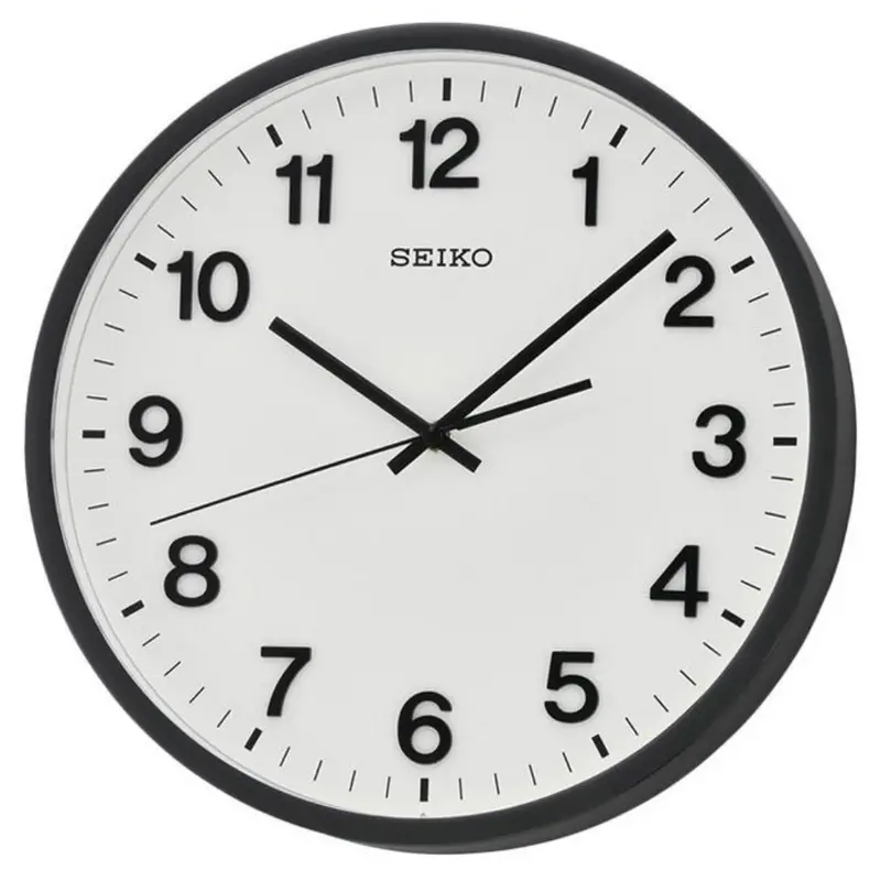Seiko Clock Round Wall White Dial Qxa640k 1