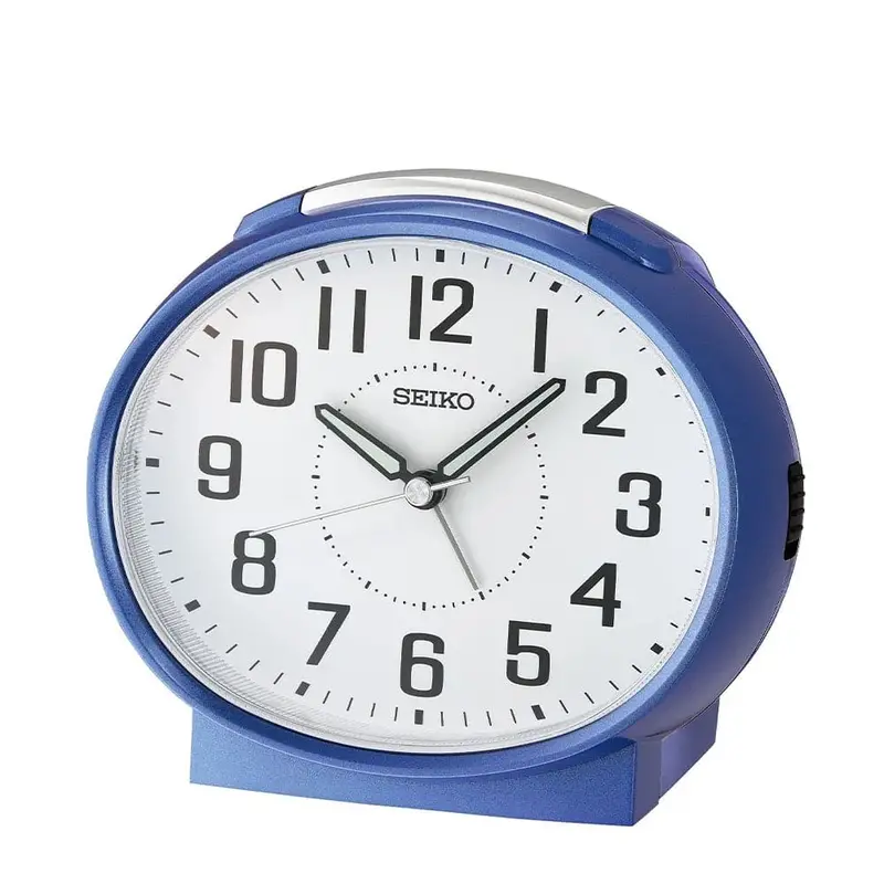 Seiko Clock White Dial Daily Alarm Clock Qhk059l 1