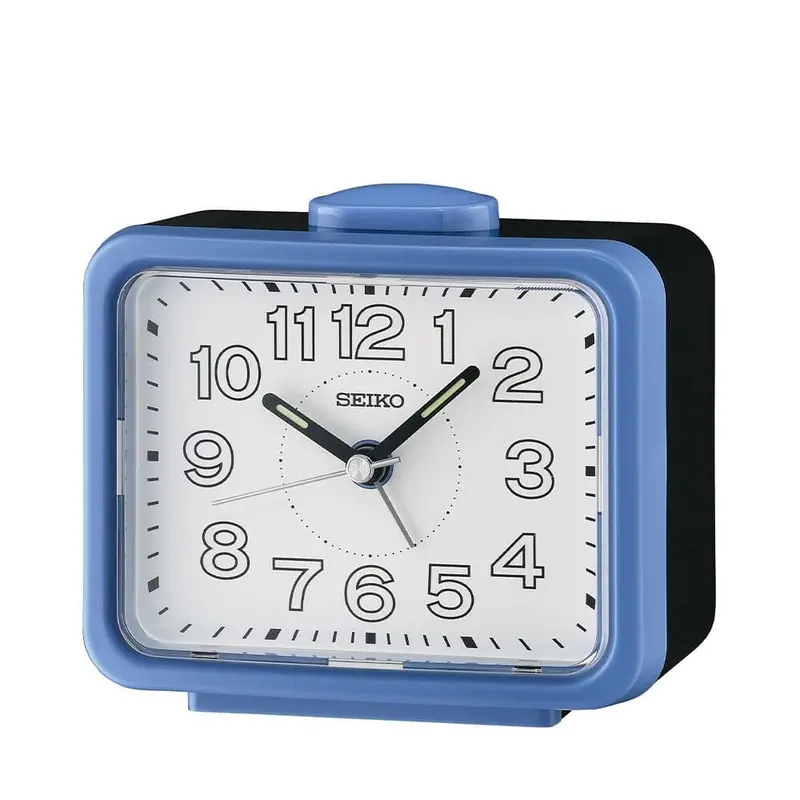 Seiko Clock White Dial Daily Alarm Clock Qhk061l 1