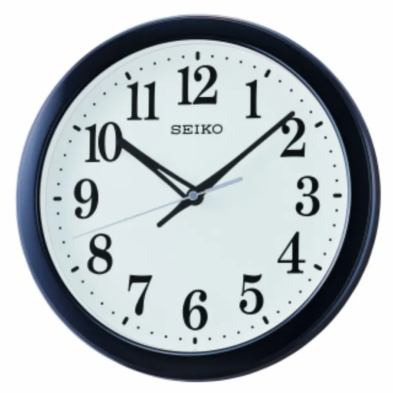 Seiko Clock White Dial Round Wall Clock Qha012k 1