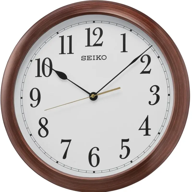 Seiko Clock White Dial Round Wall Clock Qxa598b 1