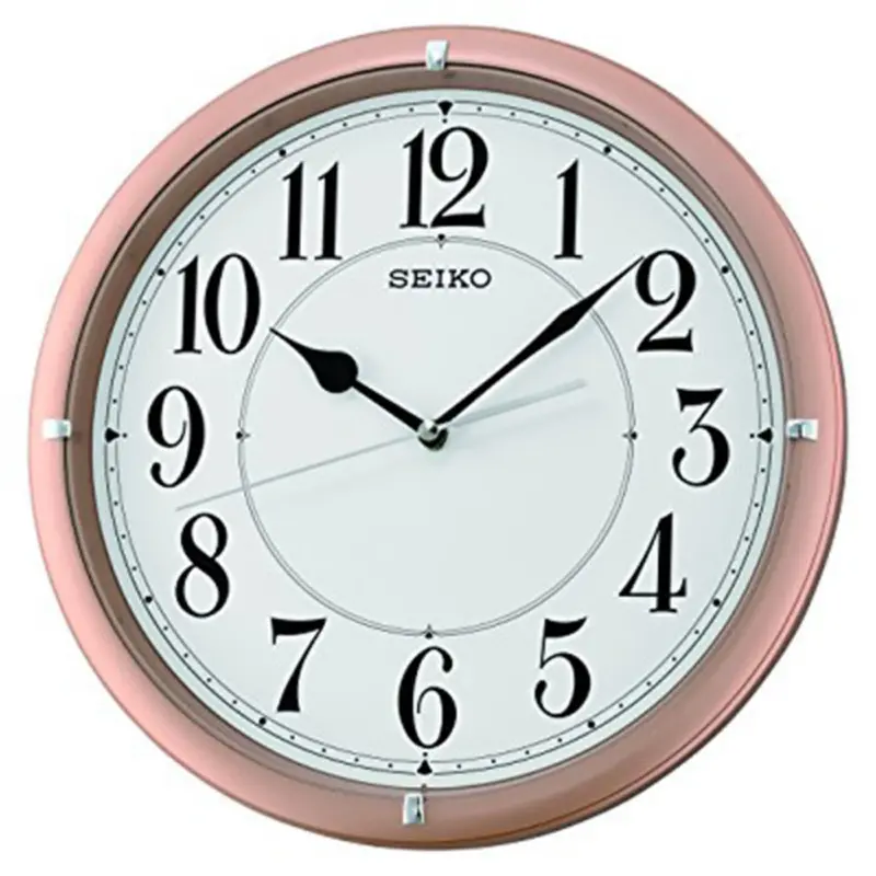 Seiko Clock White Dial Round Wall Clock Qxa637p 1