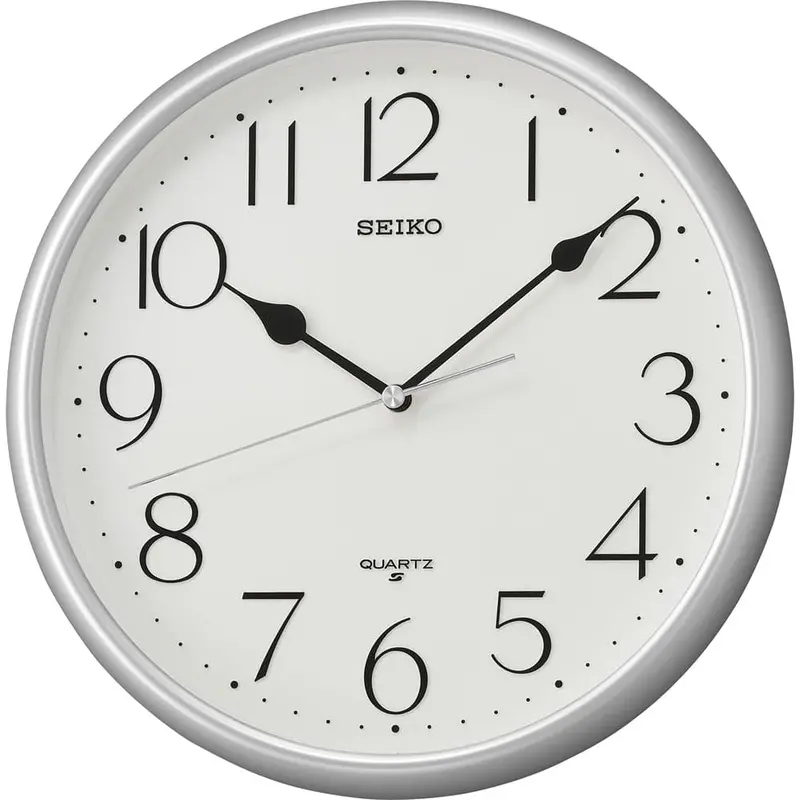 Seiko Clock White Dial Round Wall Clock Qxa747s 1