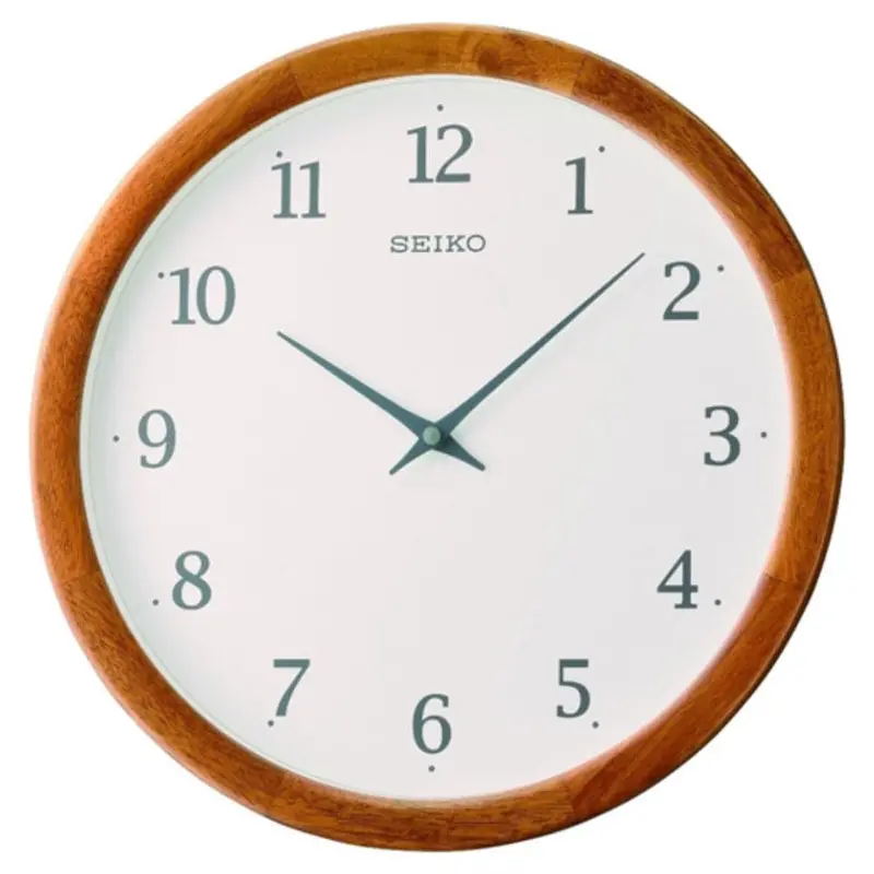 Seiko Clock White Dial Round Wall Clock Qxa763bn 1