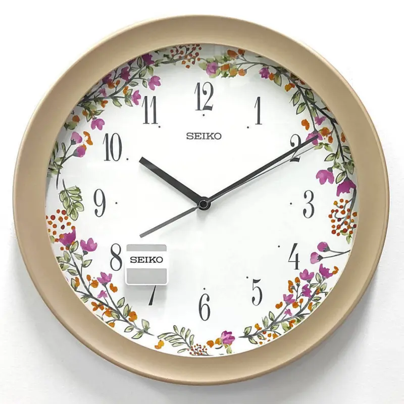 Seiko Clock White Dial Round Wall Clock Qxa777p 1