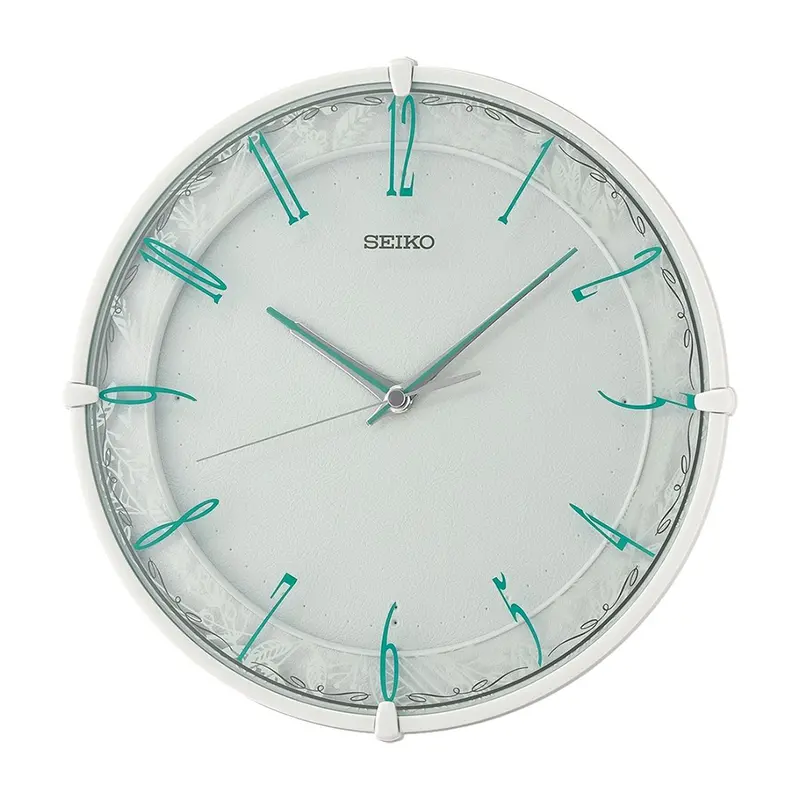 Seiko Clock White Dial Round Wall Clock Qxa811w 1
