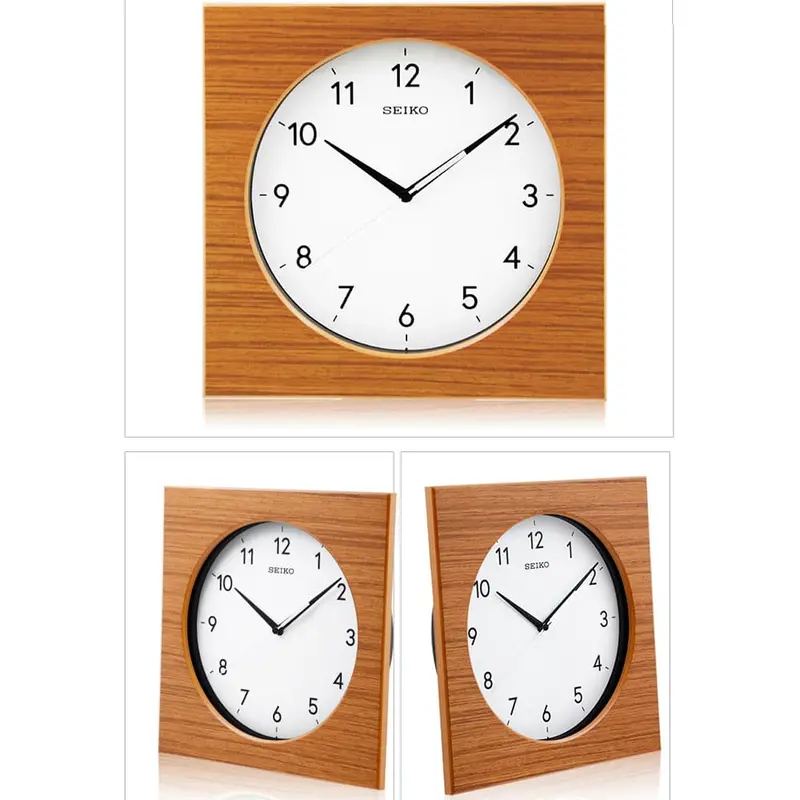 Seiko Clock White Dial Wall Clock Qxa766b 1
