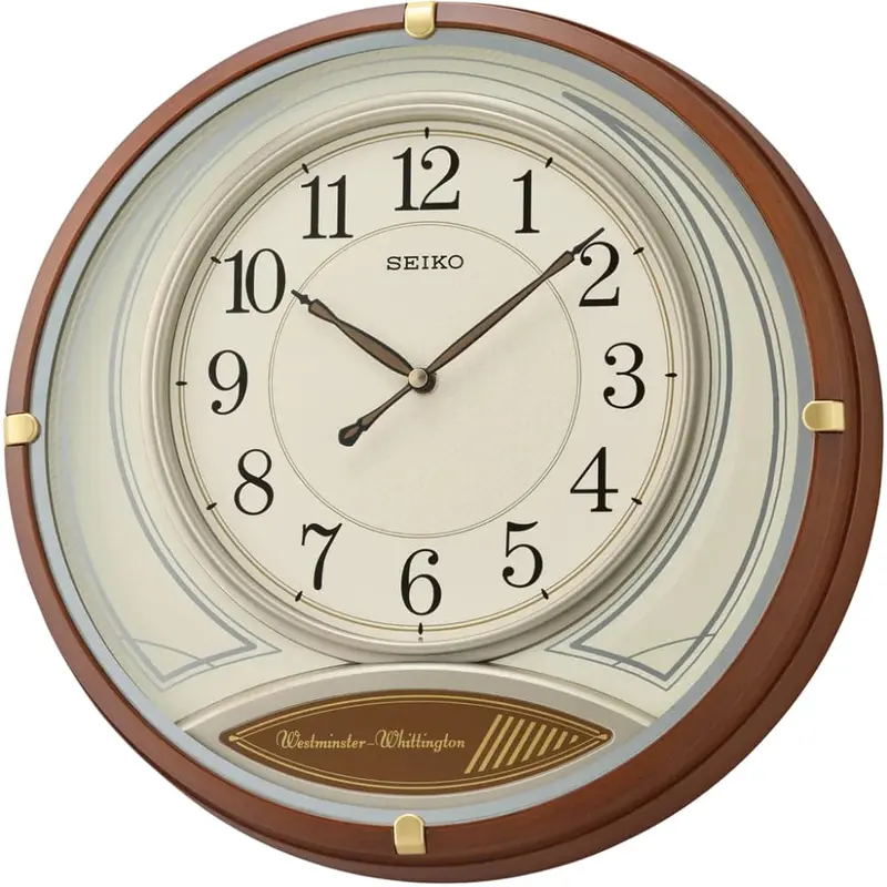 Seiko Clock White Dial Wall Clock Qxd215b 1