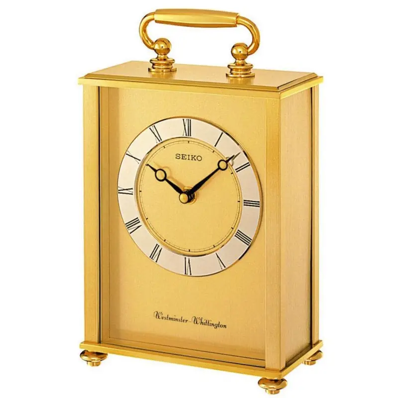 Seiko Clocks Chiming Carriage Qhj201g 1