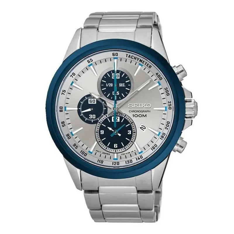 Seiko Criteria Sndg81p1 Chronograph Stainless Steel Men's Silver Watch 1