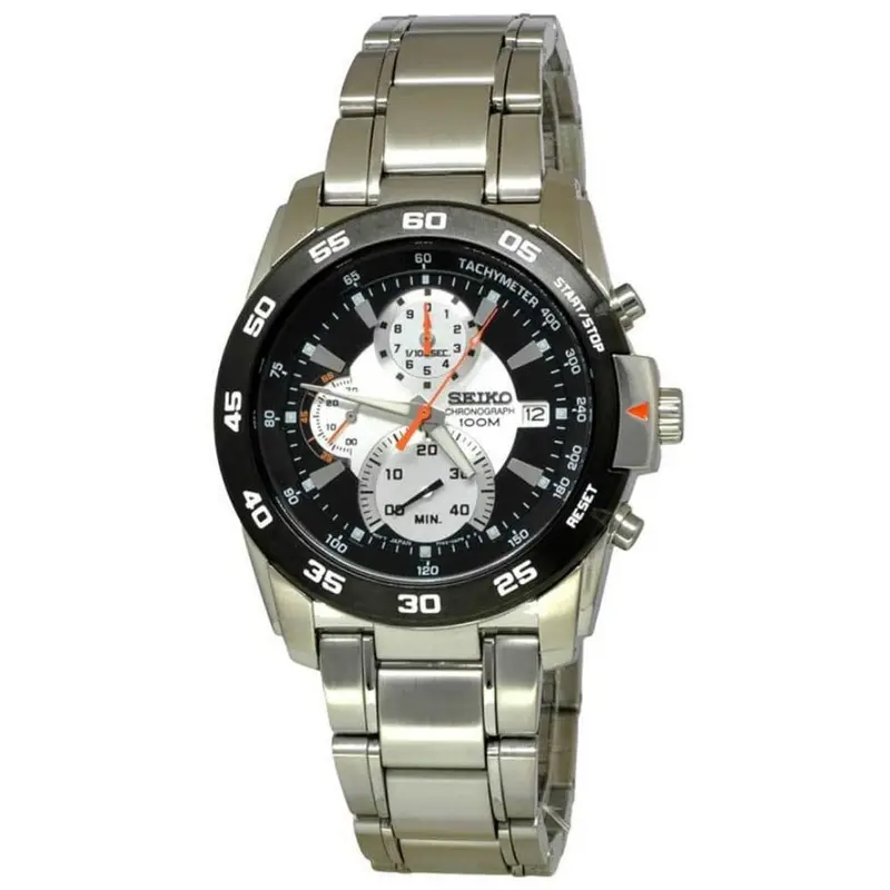 Seiko Criteria Spc025p Chronograph Stainless Steel Men's Silver Watch 1