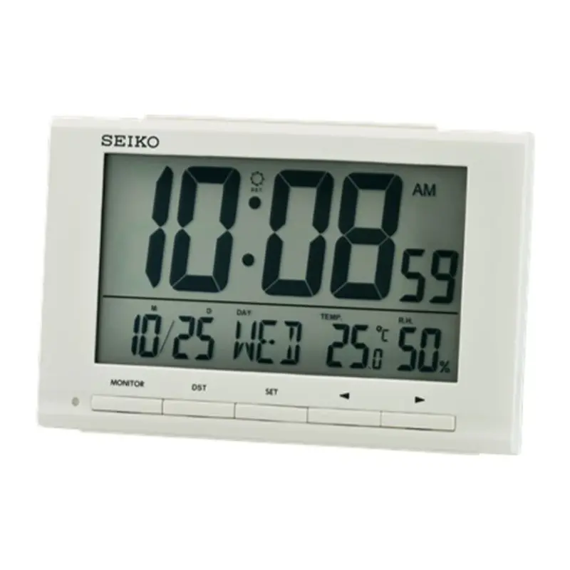 Seiko Digital Table Clock Qhl090w 1