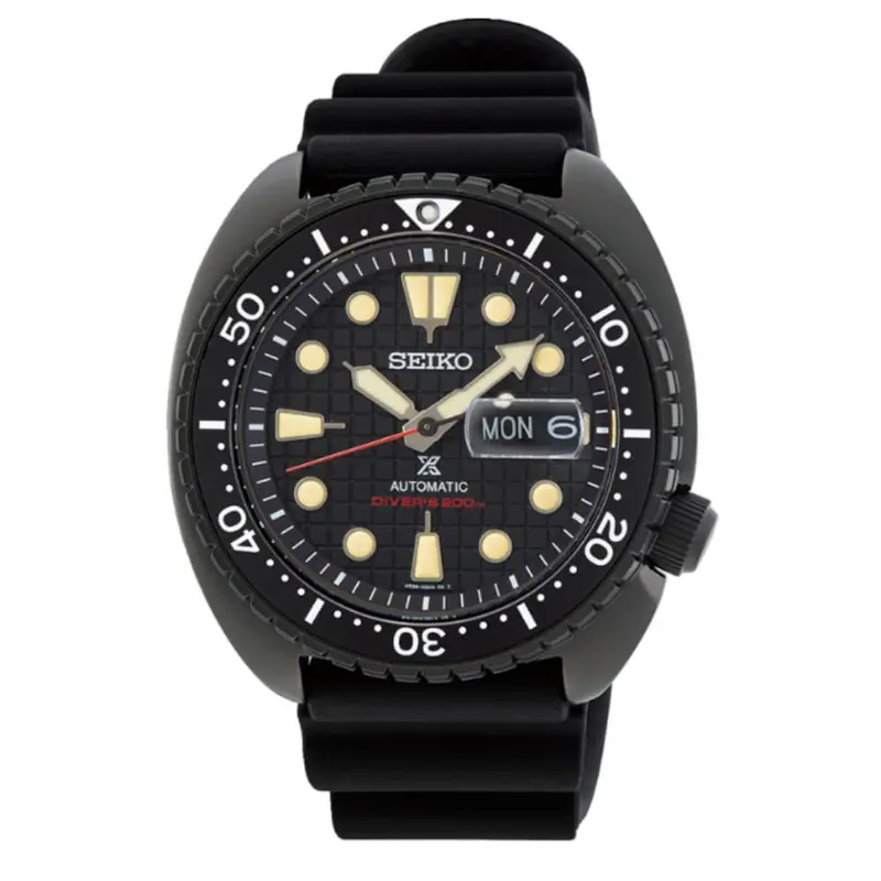 Seiko Diver's Srph41k1 Black King Turtle Men's Watch 1