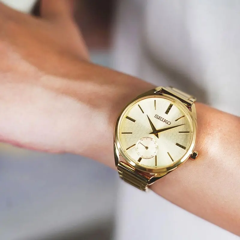 Seiko General Conceptual Srkz50p1p Gold Stainless Steel Women's Watch 2