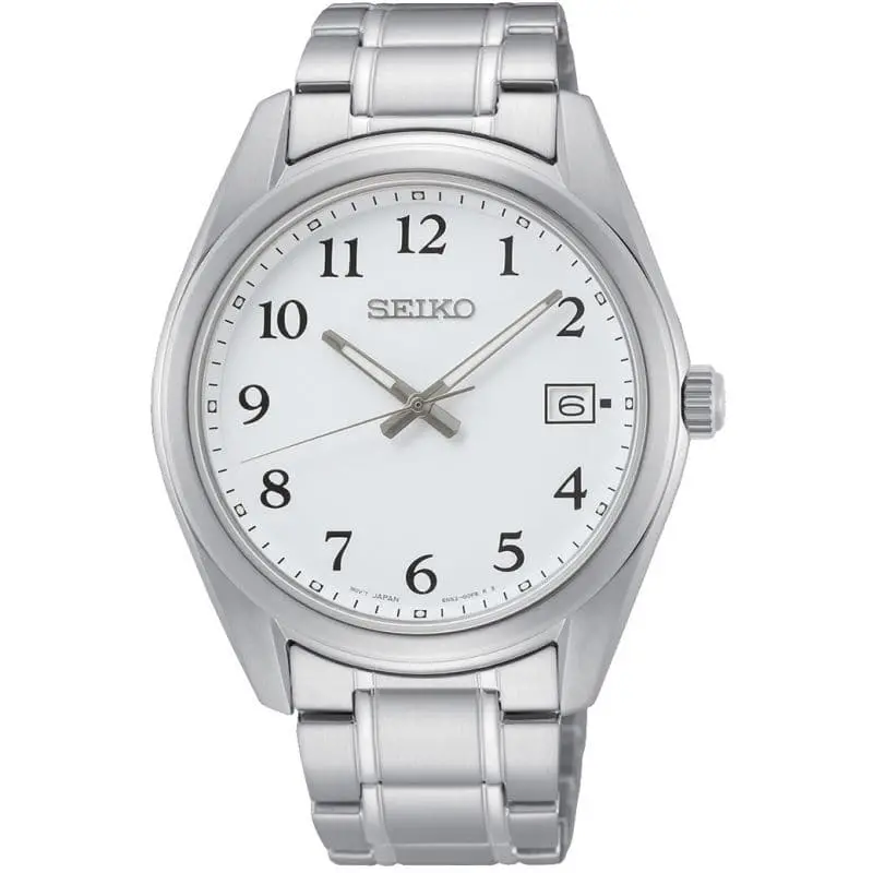 Seiko General Core Sur459p1 White Dial Men's Watch 1