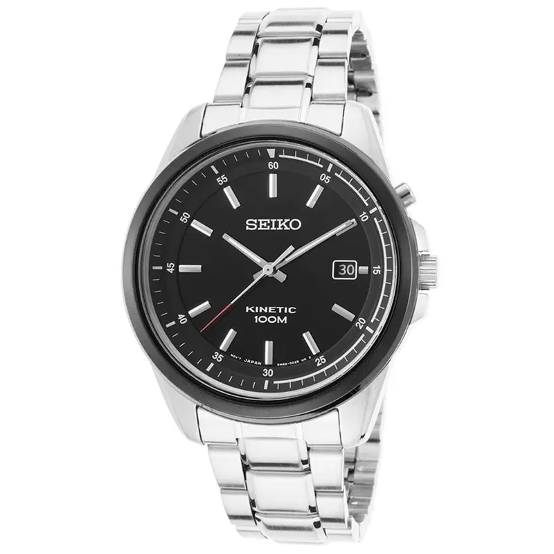 Seiko General Kinetic Ska679p1 Stainless Steel Men's Silver Watch 1