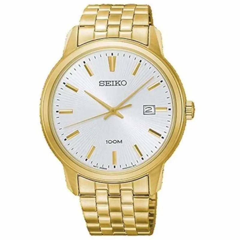 Seiko General Neo Classic Sur264p1 Stainless Steel Men's Gold Watch 1