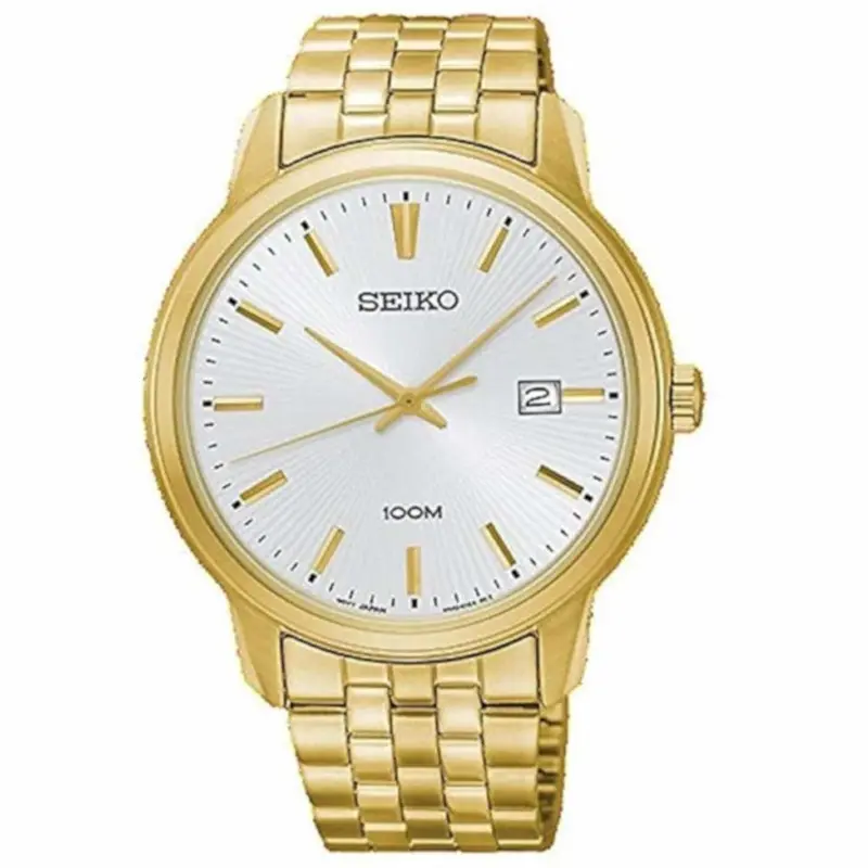 Seiko General Neo Classic Sur264p1p Gold Stainless Steel Men's Watch 1